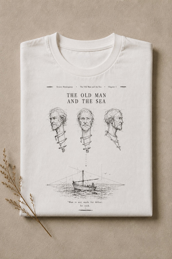 T-shirt unisex Chapters #2 - The Old Man and the Sea.