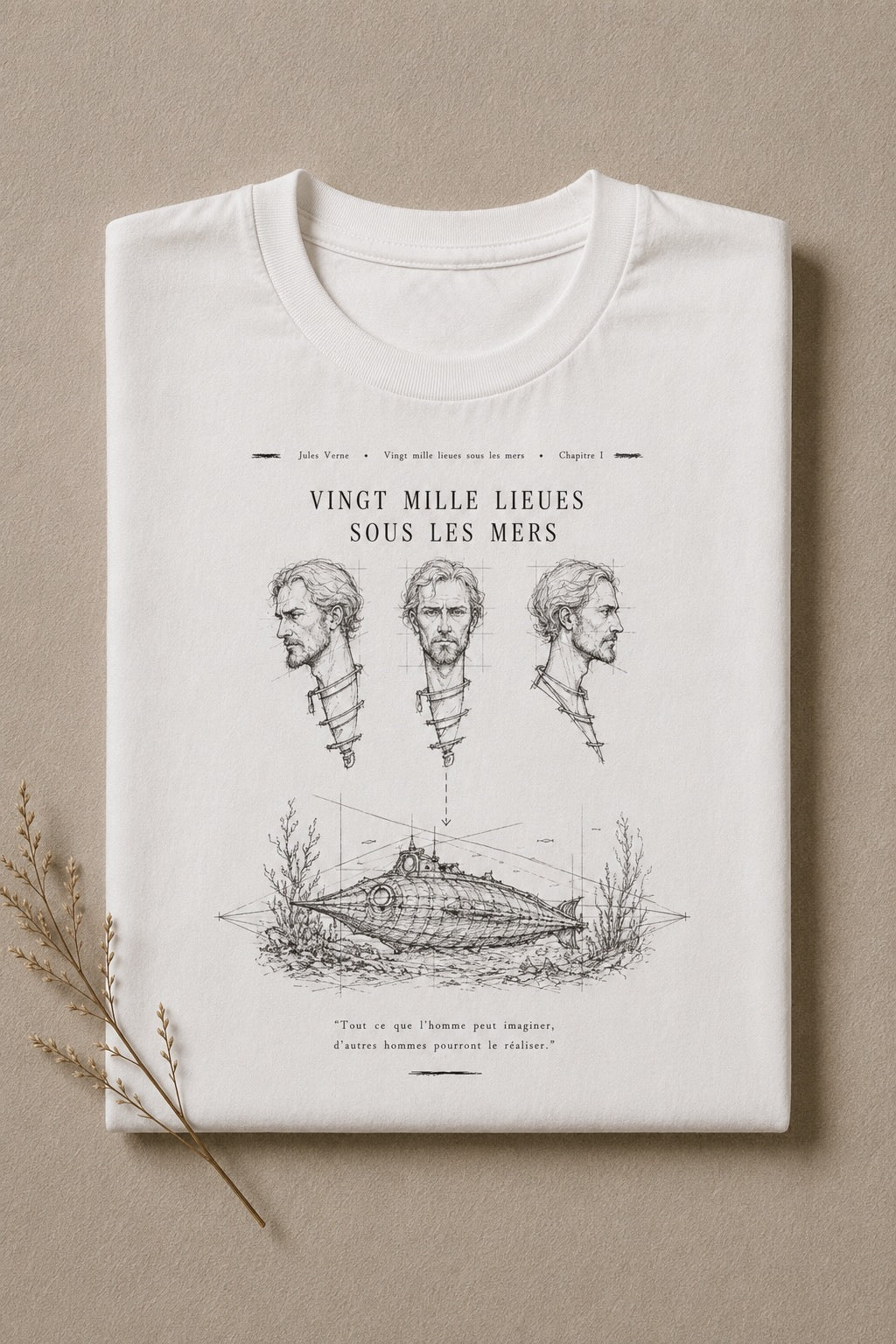 T-shirt unisex Chapters #9 - Vingt mille lieues sous les mers